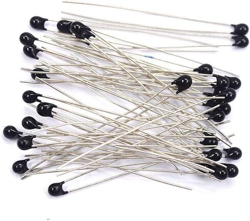 100PCS NTC Thermistor MF52AT NTC-MF52AT الحرارية المقاوم 1K 2K 3K 4.7K 5K 10K 20K 47K 50K 100K أوم 3590 5 ٪ MF52 (2K) in Saudi Arabia