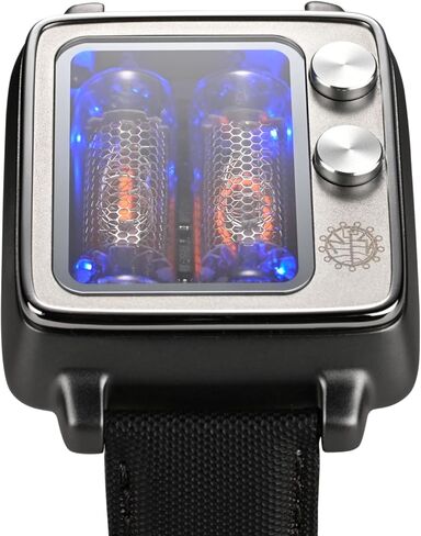In16 Nixie Tube Watch for Men - ساعة معصم حقيقية in16 أنبوب رجع in Kuwait