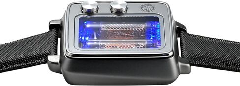 In16 Nixie Tube Watch for Men - ساعة معصم حقيقية in16 أنبوب رجع in Kuwait