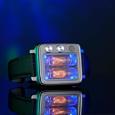 In16 Nixie Tube Watch for Men - ساعة معصم حقيقية in16 أنبوب رجع in Kuwait