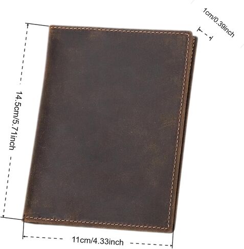 Hido Rfid Passport حامل للسفر ، محفظة السفر الجلدية مع فتحة Airtag وحظر RFID in Saudi Arabia