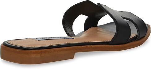 Steve Madden Women's Hadyn Sandal, White Leather, 5 in Saudi Arabia
