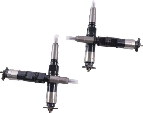 4PCS Fuel Injectors 295050-1430 2950501430 RE556741 Compatible With JD 4045 6068 6068HTJ91 Engine 344K 410K 444K 550K 605K 624K Loader 5085E 5085M 5100E 5100M Tractor 130G 160GLC Excavator in Saudi Arabia