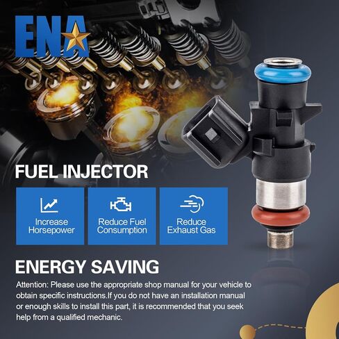 ENA 4 Holes Fuel Injectors Compatible with Jeep Cherokee 3.2L 6 Cylinder 2014 2015 2016 2017 Replacement for FJ1267 4627794AA 0280158313 Set of 6 in Saudi Arabia