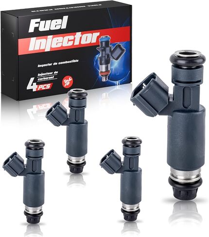 ENA 12 Holes Fuel Injectors Compatible with Nissan Altima Sentra 2.5L L4 2002 2003 2004 2005 2006 Replacement for FJ468 1955004390 195500-4390 16600-8J010 2970035 84212296 Set of 4 in Saudi Arabia