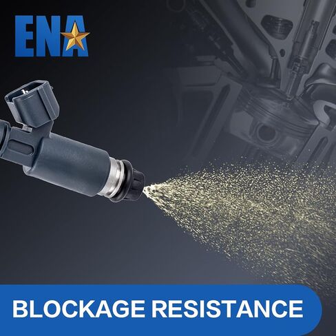 ENA 12 Holes Fuel Injectors Compatible with Nissan Altima Sentra 2.5L L4 2002 2003 2004 2005 2006 Replacement for FJ468 1955004390 195500-4390 16600-8J010 2970035 84212296 Set of 4 in Saudi Arabia
