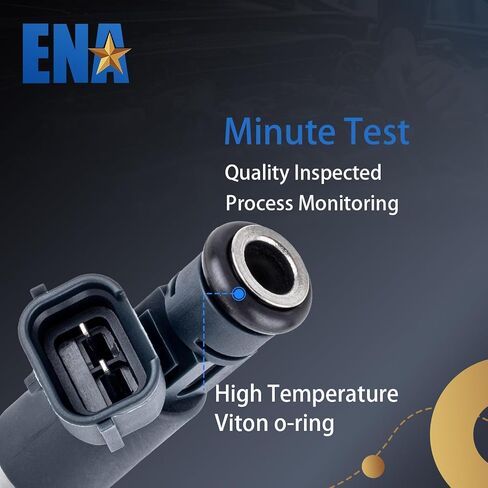 ENA 12 Holes Fuel Injectors Compatible with Nissan Altima Sentra 2.5L L4 2002 2003 2004 2005 2006 Replacement for FJ468 1955004390 195500-4390 16600-8J010 2970035 84212296 Set of 4 in Saudi Arabia