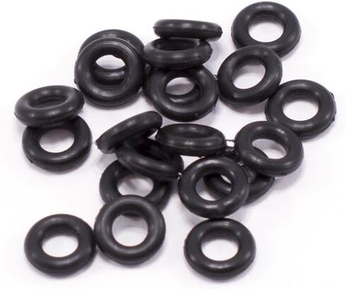 SATIX 20PCS Rubber Rubber O-Ring لأي شخص ثقب حاجب الحواجب Labret Industrial Cratilage Tunnels Pinch in Kuwait