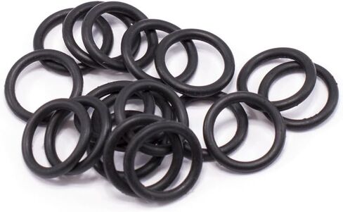 SATIX 20PCS Rubber Rubber O-Ring لأي شخص ثقب حاجب الحواجب Labret Industrial Cratilage Tunnels Pinch in Kuwait