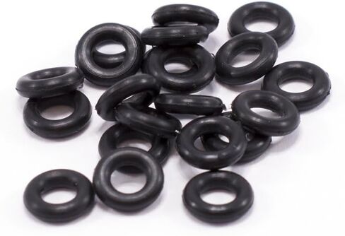 SATIX 20PCS Rubber Rubber O-Ring لأي شخص ثقب حاجب الحواجب Labret Industrial Cratilage Tunnels Pinch in Kuwait