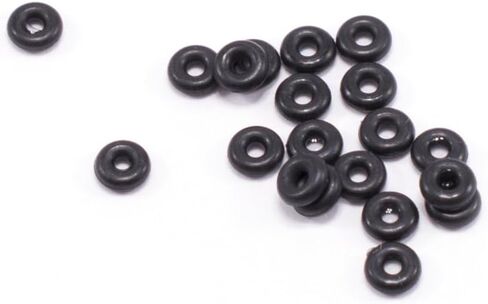 SATIX 20PCS Rubber Rubber O-Ring لأي شخص ثقب حاجب الحواجب Labret Industrial Cratilage Tunnels Pinch in Kuwait