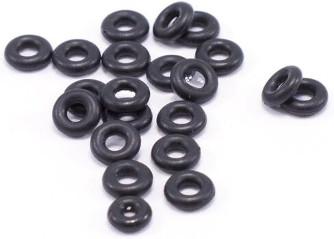 SATIX 20PCS Rubber Rubber O-Ring لأي شخص ثقب حاجب الحواجب Labret Industrial Cratilage Tunnels Pinch in Kuwait