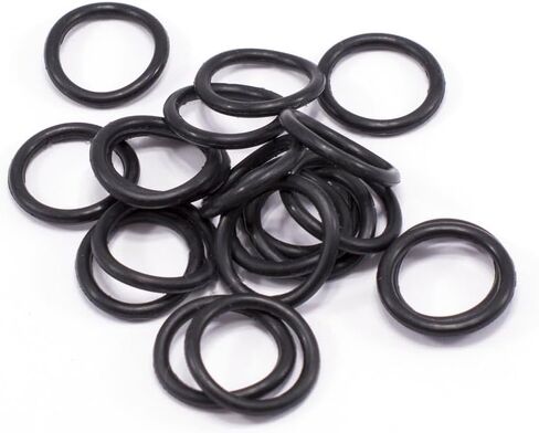 SATIX 20PCS Rubber Rubber O-Ring لأي شخص ثقب حاجب الحواجب Labret Industrial Cratilage Tunnels Pinch in Kuwait