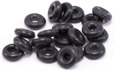 SATIX 20PCS Rubber Rubber O-Ring لأي شخص ثقب حاجب الحواجب Labret Industrial Cratilage Tunnels Pinch in Kuwait