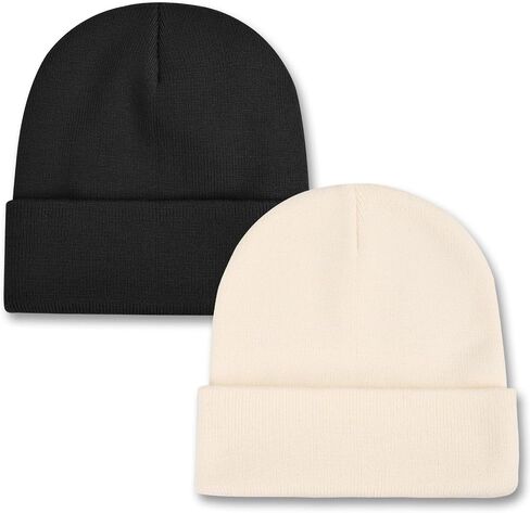 Zooron Toddler Beanie Baby Beanies for Boys Girls Kids Winter Hats الأطفال متماسكون في أغطية دافئة من 0 إلى 12 عامًا in Saudi Arabia