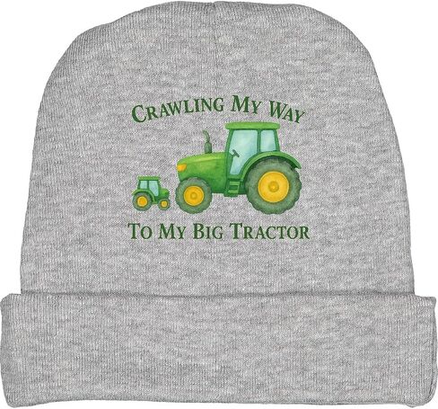 inktastic Crawling My Way to My Big Tractor Baby Beanie Hat in Saudi Arabia