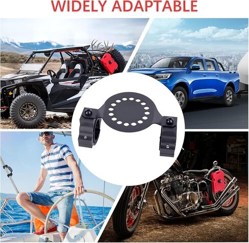 CAN GAS UTV ATV CANT ، حامل خزان المياه ، حامل حامل خزان المياه ل POROLIS RZR Pioneer Can Am Maverick X3 Commander Talon مع 1 ''- 2 '' Roll Bar in Kuwait