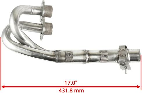 PowerSports قطع الغيار لأنابيب كاتم الصوت العادم ث/حشيات ل yamaha grizzly 660 yfm660f 4x4 2002-2008 mod-c33c-17486 in Saudi Arabia