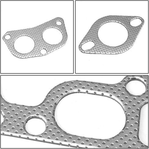 Auto Dynasty Aluminum Exhaust Manifold Header Gasket Set Compatible with 91-02 Infiniti G20 Sentra 2.0L in Saudi Arabia