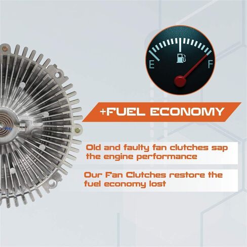 Engine Cooling Fan Clutch | Compatible with Cadillac GMC Chevrolet Oldsmobile | Compatible with 22145 215140 2784 2784 215140 RS-FC-000-106 1062784 in Saudi Arabia
