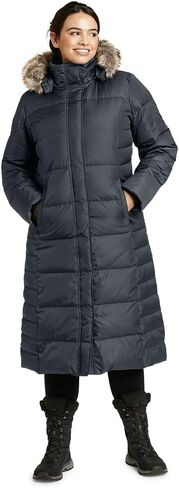 Eddie Bauer Women's Lodge Down Duffle Coat ، Storm ، كبير ، طويل القامة in Saudi Arabia