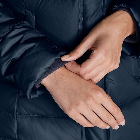 Eddie Bauer Women's Lodge Down Duffle Coat ، Storm ، كبير ، طويل القامة in Saudi Arabia