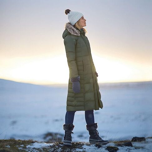 Eddie Bauer Women's Lodge Down Duffle Coat ، Storm ، كبير ، طويل القامة in Saudi Arabia