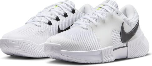 Nike Zoom GP Challenge 1 Women's Hard Court Tennis Shoes (FB3148-101, White/White/Black) Size 8 in Saudi Arabia