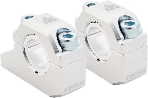 TUSK Offset Bar Risers Silver for Yamaha TENERE 700 2021-2023 in Saudi Arabia