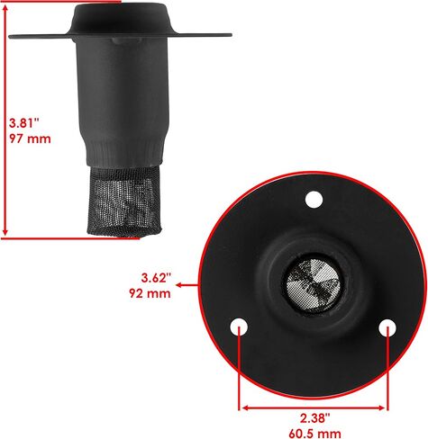 Caltric Spark Arrestor Compatible with Yamaha Raptor 250 YFM25RS SE 2008-2013 4D3-14710-10-00 in Saudi Arabia