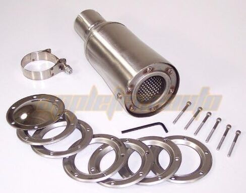 Spark Arrestor, 10 Stainless with 2 Clamp On Inlet, Compatible with Dune Buggy in Saudi Arabia