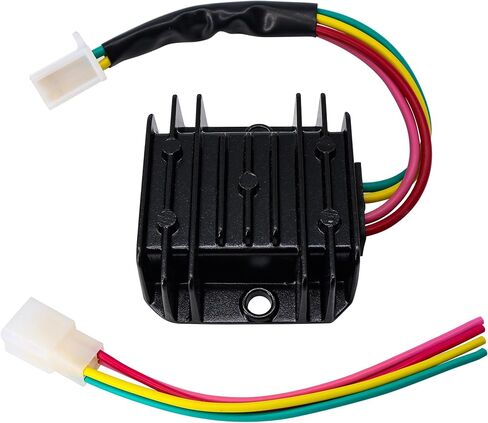 HiSport Voltage Regulator Rectifier 4 Wires Motorcycle Voltage Rectifier for Motorcycle Boat Motors DIY Engines in Saudi Arabia