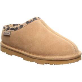 Bearpaw Tabitha Youth Iced Coffee/Leopard Trim Slipper Size 5 in Kuwait