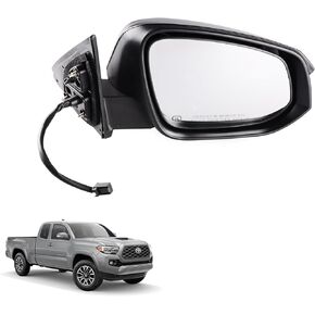 الطاقة الجانبية اليمنى من المنظر الجانبي المدفأة مرآة مرآة متوافق مع تويوتا هايلاندر 2014-2019 يحل محل 87910-0E140 إلى 1321317 (6pins) in Kuwait