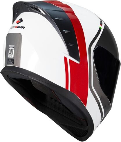 خوذات الدراجات النارية الكاملة للدراجات النارية ، خوذات للبالغين دراجة نارية ، MG611 Motordike Racing Bike Bike Bike Bike With With Black Form for Men Women ، DOT Address （M ، Matte Black-B in Kuwait