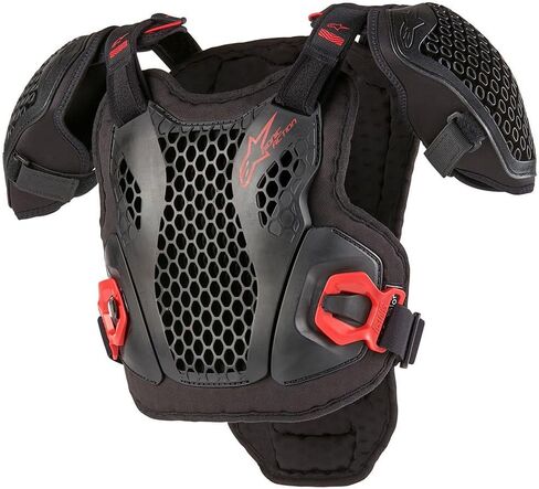 Alpinestars 6740424-13-S/M: Bionic Action Youth Chest Protector Blk/Red Sm/Md in Saudi Arabia