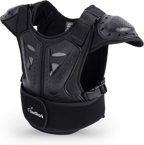 Seahouse Kids Dirt Chest Spine Protector Body Protective Vest Gear for Bike Motocross Snowboarding Skiing (M for height 45"-51") in Saudi Arabia