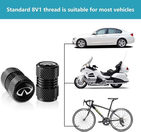 Tire Valve Stem Caps Compatible with Jeep Series Car Wheel Air caps Metal Valve Stem Caps Decoration Accessories 4 Pcs Black in Kuwait