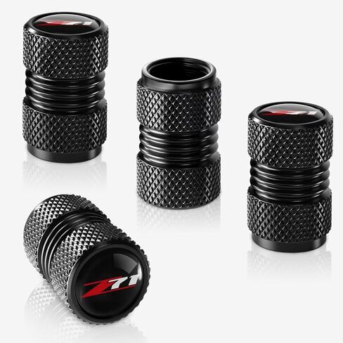 Tire Valve Stem Caps Compatible with Jeep Series Car Wheel Air caps Metal Valve Stem Caps Decoration Accessories 4 Pcs Black in Kuwait