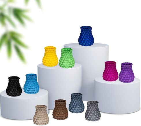 INLAND Micro Center PLA 3D Printer Filament 1.75mm - Silver, Dimensional Accuracy +/- 0.03mm - 1kg Cardboard Spool (2.2 lbs) “ Fits Most FDM/FFF Printers “ Odor Free, Clog Free Filaments in Kuwait