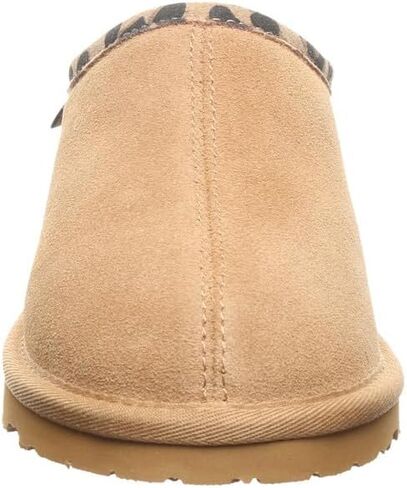 Bearpaw Tabitha Youth Iced Coffee/Leopard Trim Slipper Size 5 in Kuwait