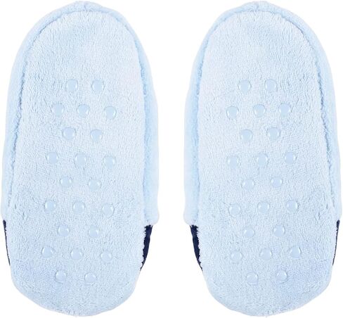 Bluey Slippers for Kids - Bundle with 1 Pair of Plush Snuggle Toe Footlet Socks with Grip Size Medium/Large Plus Stickers, and Beach Kids Door Hanger in Saudi Arabia