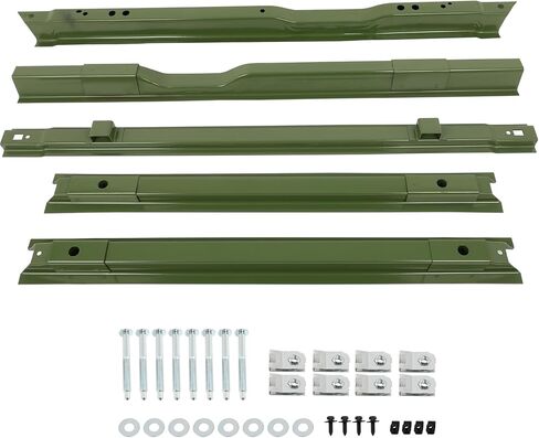 SCITOO 5 Track Truck Bed Rails Long Bed Rails Compatible with Ford Models for 1999-2018 for Ford for F250/F350/F-450 Super Duty 5 Steel Rails Truck Bed Crossmember Long Bed Crossmember Kit in Saudi Arabia