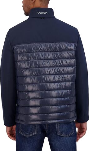 Nautica Women's Lightweight Mixed Media Quilted Jacket in Saudi Arabia