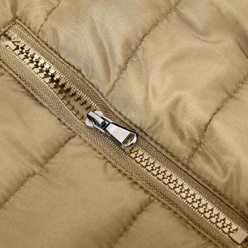 Muscularfit Men's Puffer Jackets with Hood Lightweight Full Zip Coats Winter Warm Padded Jacket Quilted Down Jacket Pockets in Saudi Arabia