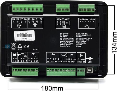 6120 DSE6120 MKII Diesel Engine Control Module Auto Stop Controller for Genset Generator Parts in Saudi Arabia