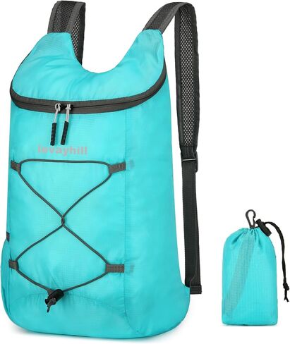 levayhill 16L Hiking-Daypack, Water-Resistant-Lightweight Foldable Travel Backpacks, Camping Outdoor Backpack Carry-on Bag in Kuwait