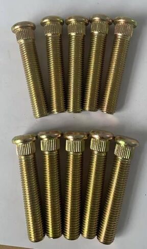10pcs Extended Wheel Studs Bolt 1007708 M12x1.5 2.5 in. Length Replacement for Chevrolet Camaro Corvette, Ford Fusion Escape Foucs Fiesta in Kuwait
