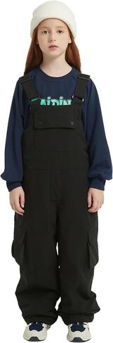 Kid Snow Bib Waterporoof Insulation Winter Overalls Ski Snowboard Pants for Boys Girls in Kuwait