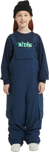 Kid Snow Bib Waterporoof Insulation Winter Overalls Ski Snowboard Pants for Boys Girls in Kuwait